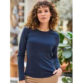 Ladies  Long Sleeve Interlock Tee