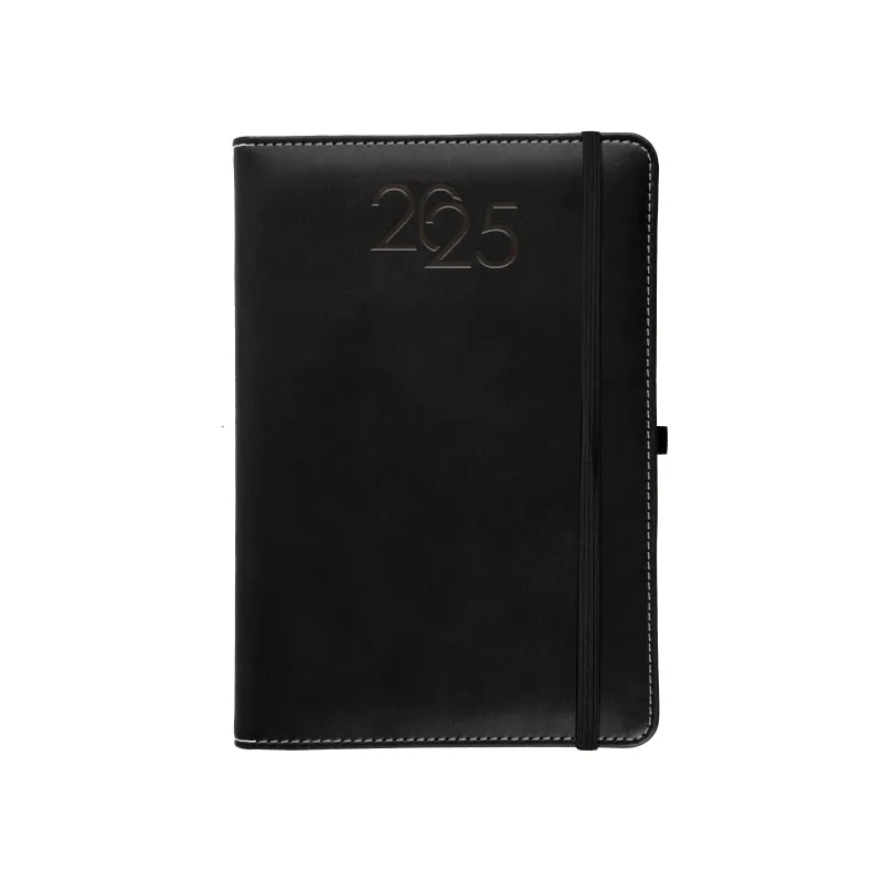 Agenda giornaliera 2025 con porta penna 12X18 CM