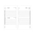 Agenda giornaliera 2025 con porta penna 12X18 CM