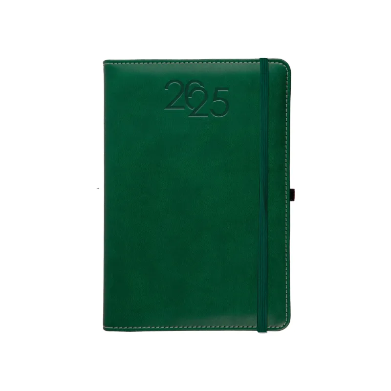 Daily diary 2025 with pen holder 12X18 CM