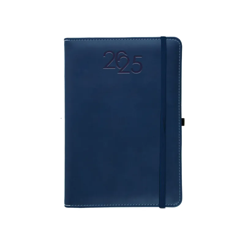 Daily diary 2025 with pen holder 12X18 CM