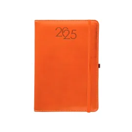 Daily diary 2025 with pen holder 12X18 CM