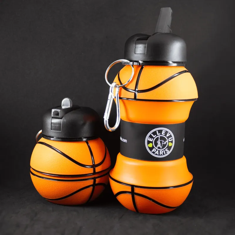 Borraccia Sport Basket pieghevole 600ml Borraccia Sport Basket pieghevole 600ml