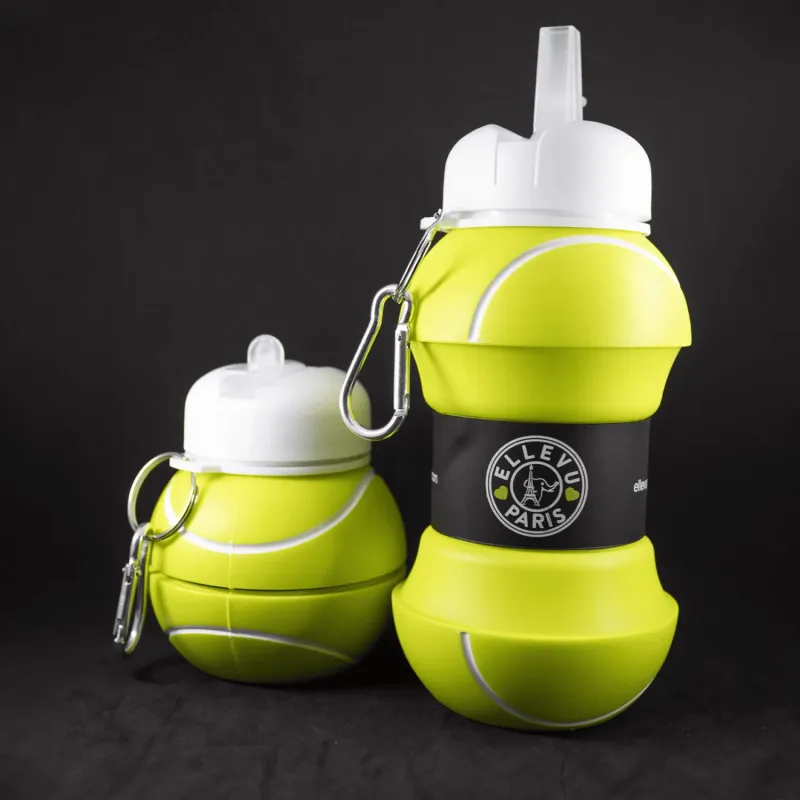 Borraccia Sport Tennis pieghevole 600ml Borraccia Sport Tennis pieghevole 600ml