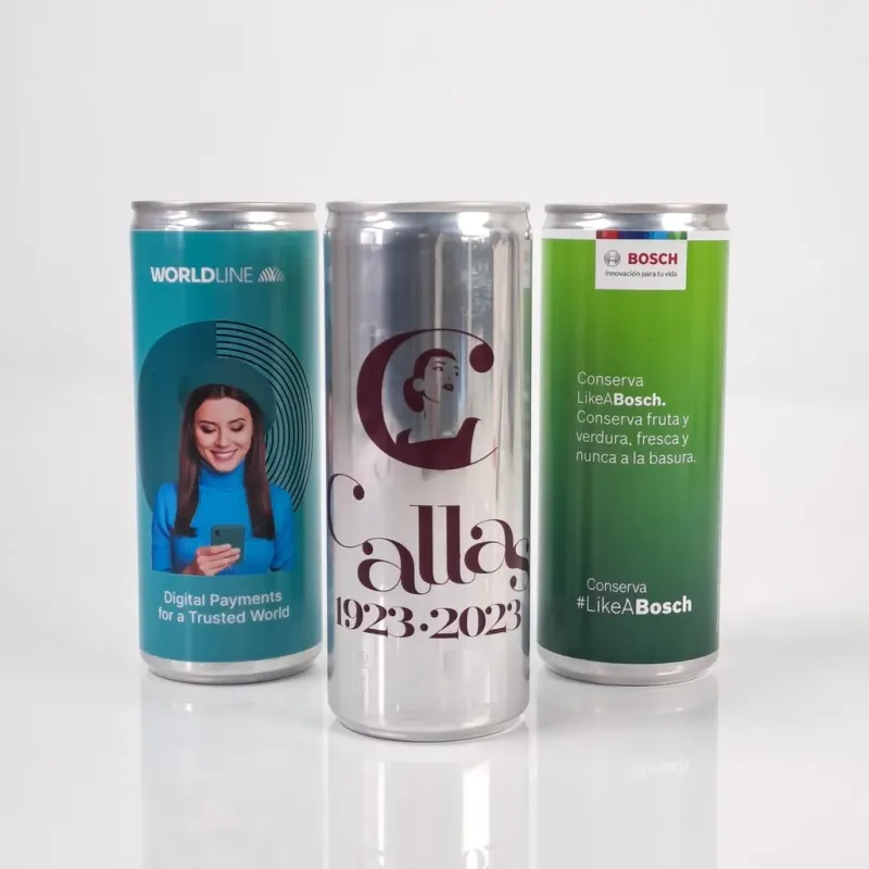 Lattina d'acqua personalizzata 250 ml