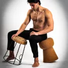 Tabouret en Liège Bouchon à Vin