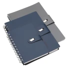 Agenda spirale - chiusura in metallo