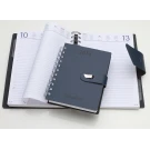 Agenda spirale - chiusura in metallo
