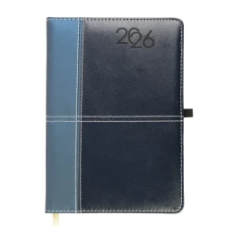 Agenda journalier 2025 avec couverture en PU  15 X 21 CM