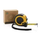 5m/19mm Maßband mit Stop-Taste aus RCS recycelt. Kunststoff