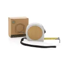 5m/19mm Maßband aus RCS recycelt. Kunststoff & Bambus