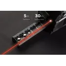 Flexómetro Gear X de 5M con láser de 30M