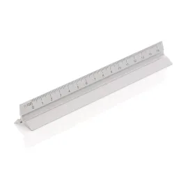 Scalimetro triangolare in alluminio 15cm