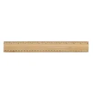 Timberson extra dickes 30cm doppelseitiges Bambuslineal