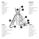Outil multifonctions avec mousqueton Solid