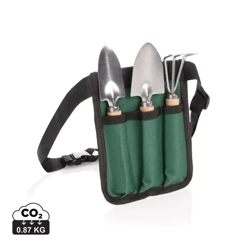 Set de 3 outils de jardin en bois