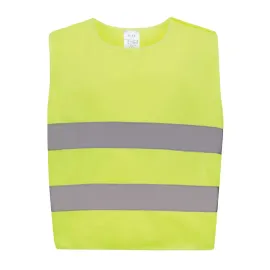 GRS recycled PET high-visibility safety vest 3-6 years