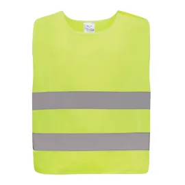 GRS recycled PET high-visibility safety vest 7-12 years