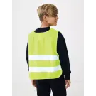 Chaleco seguridad PET reciclado GRS 7-12 años