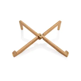 Bamboo portable laptop stand