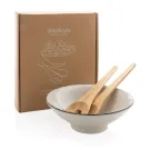 Insalatiera con posate in bambù Ukiyo
