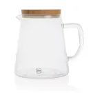 Ukiyo Borosilikat-Glaskaraffe mit Bambusdeckel 1.2L