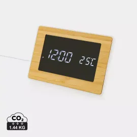 Reloj Utah RCS Rplastic bambú LED