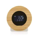 Utah RCS rplastic and bamboo LCD desk clock