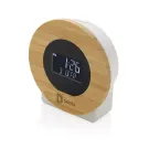 Reloj de escritorio Utah RCS rplastic y bambú LCD