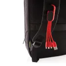 4-in-1 cable with carabiner clip