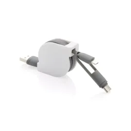 Cavo retrattile 3 in 1