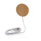 Ricaricatore wireless magnetico 10W in bambù