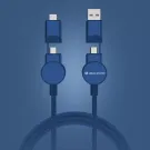 Oakland RCS recycled plastic 6-in-1 fast charging 45W cable