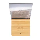 Bambus 5W Wireless Charger mit Fotorahmen