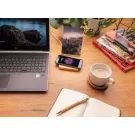 Bambus 5W Wireless Charger mit Fotorahmen