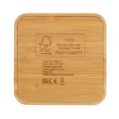 5W-Wireless-Charger aus Bambus mit USB