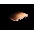 5W-Wireless-Charger aus Bambus mit USB