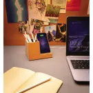 Cork pen holder and 5W wireless charger