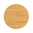 Bamboo 5W round wireless charger