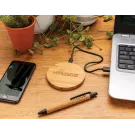 Caricatore wireless 5W in bambù