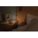 Bamboo alarm clock with 5W wireless charger