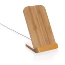 Soporte de carga inalámbrica de 5W de bambú certificado FSC®