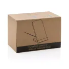 Support téléphone à induction 5W en bambou FSC