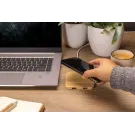 10W Wireless-Charger mit USB aus Bambus