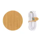 Cargador inalámbrico 15W de bambú