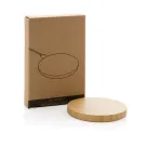 Cargador inalámbrico 15W de bambú