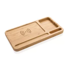 Caricatore wireless 10W in bambù