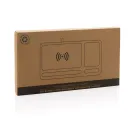 Bambus Desk Organizer mit 10 Wireless Charger