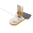 Caricatore dual wireless 10W Ontario plastica riciclata RCS