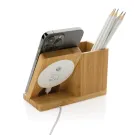 Caricatore wireless 10W Calgary in bambù